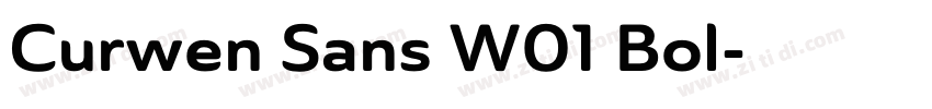 Curwen Sans W01 Bol字体转换